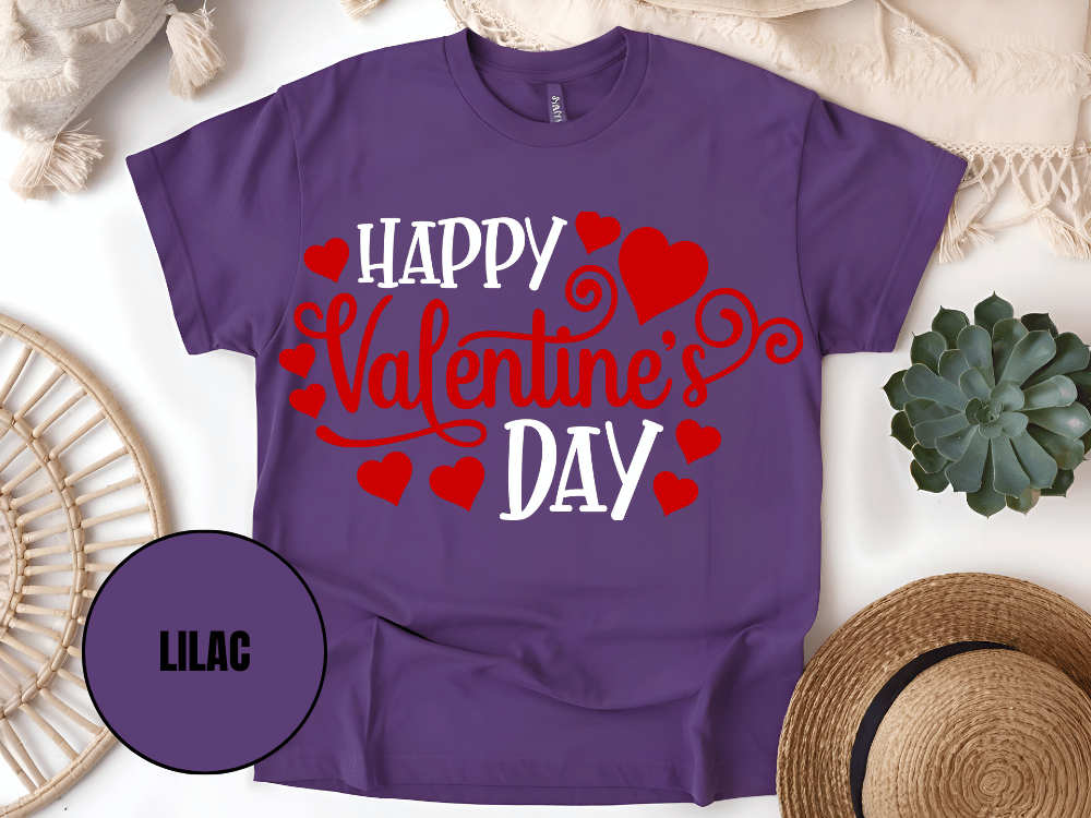"Happy Valentine's day" T-Shirt, (Gildan 5000) VD007
