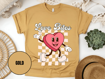 "Love Bites , Valentine's Day" T-Shirt, (Gildan 5000) VD046