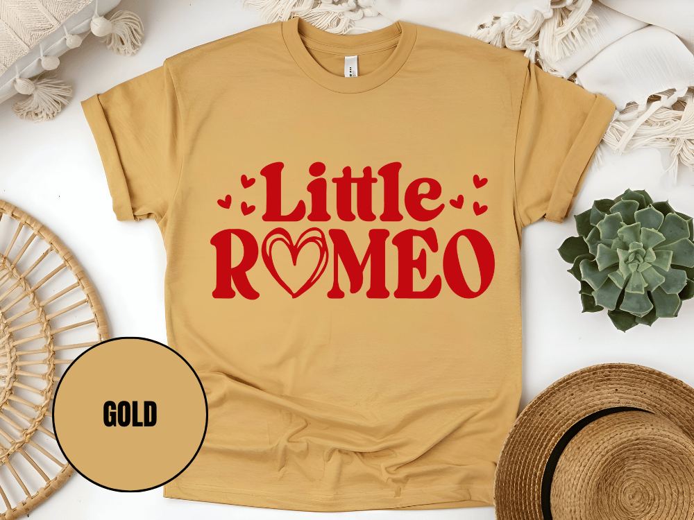 "Little Romeo, Valentine's Day" T-Shirt, (Gildan 5000) VD057