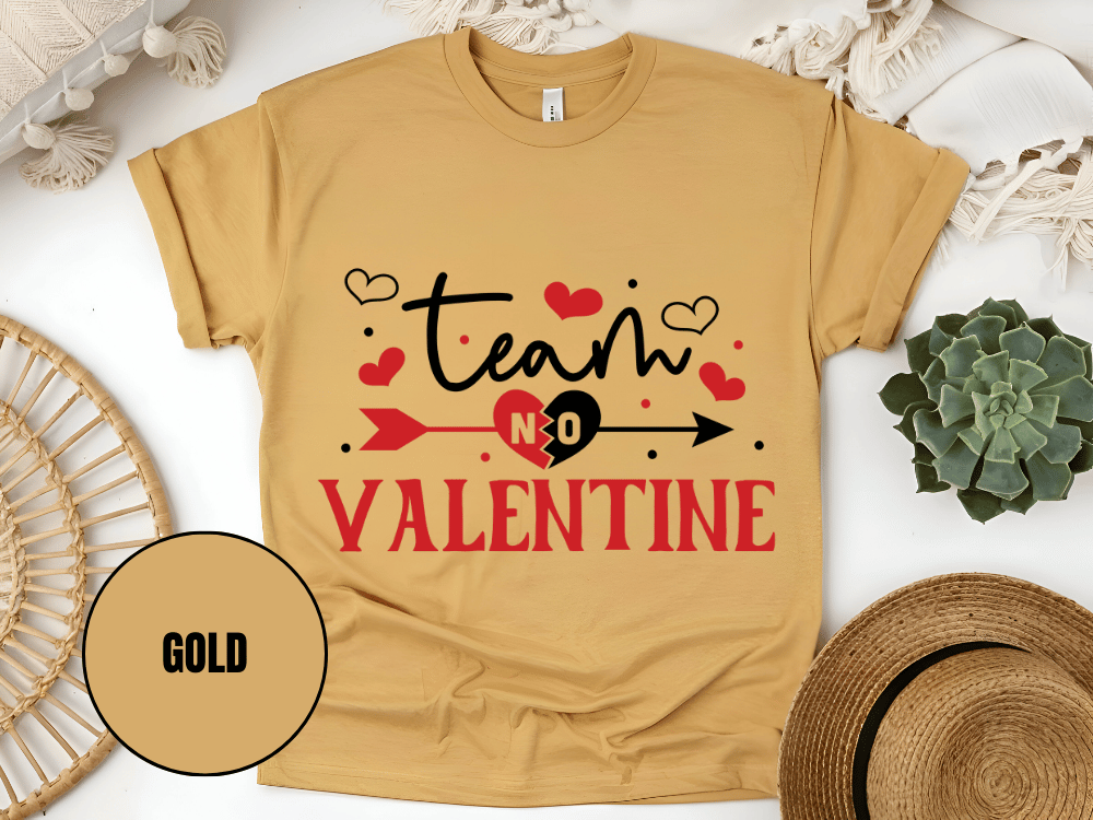 "Team Valentine, Valentine's Day" T-Shirt, (Gildan 5000) VD031