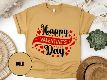 "Happy Valentine's day" T-Shirt, (Gildan 5000) VD003