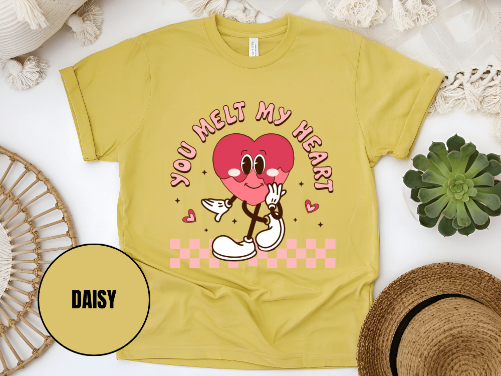 "You Melt My Heart, Valentine's Day" T-Shirt, (Gildan 5000) VD051