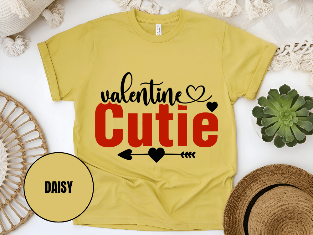 "Valentine Cutie, Valentine's Day" T-Shirt, (Gildan 5000) VD028