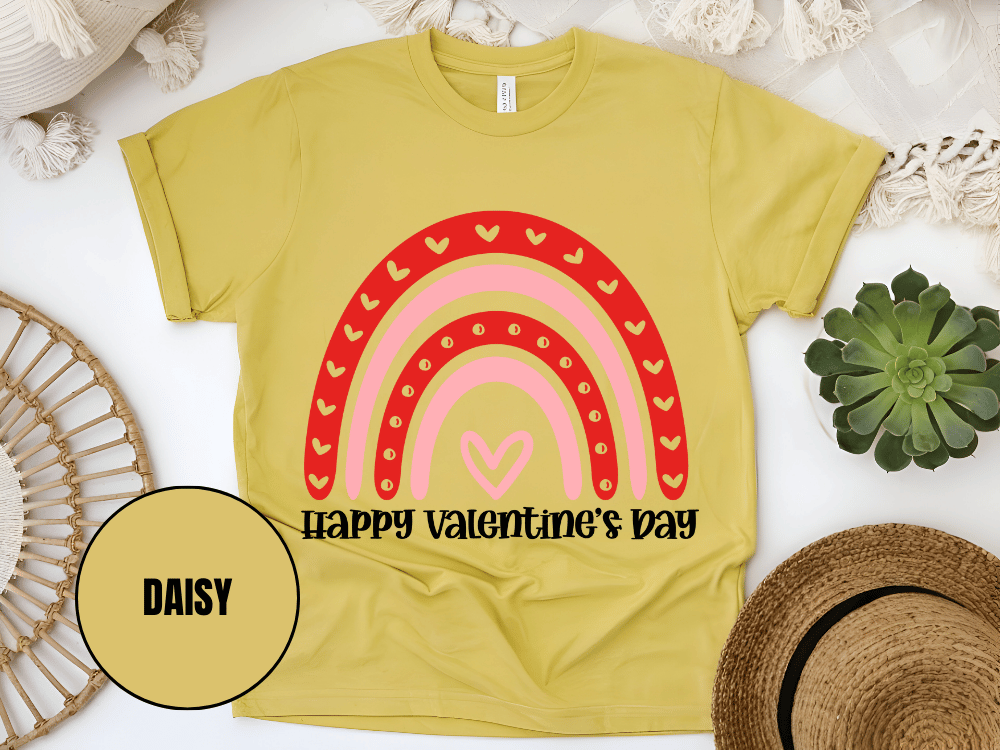 "Happy Valentine's day" T-Shirt, (Gildan 5000) VD005