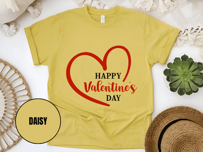 "Happy Valentine's day" T-Shirt, (Gildan 5000) VD019