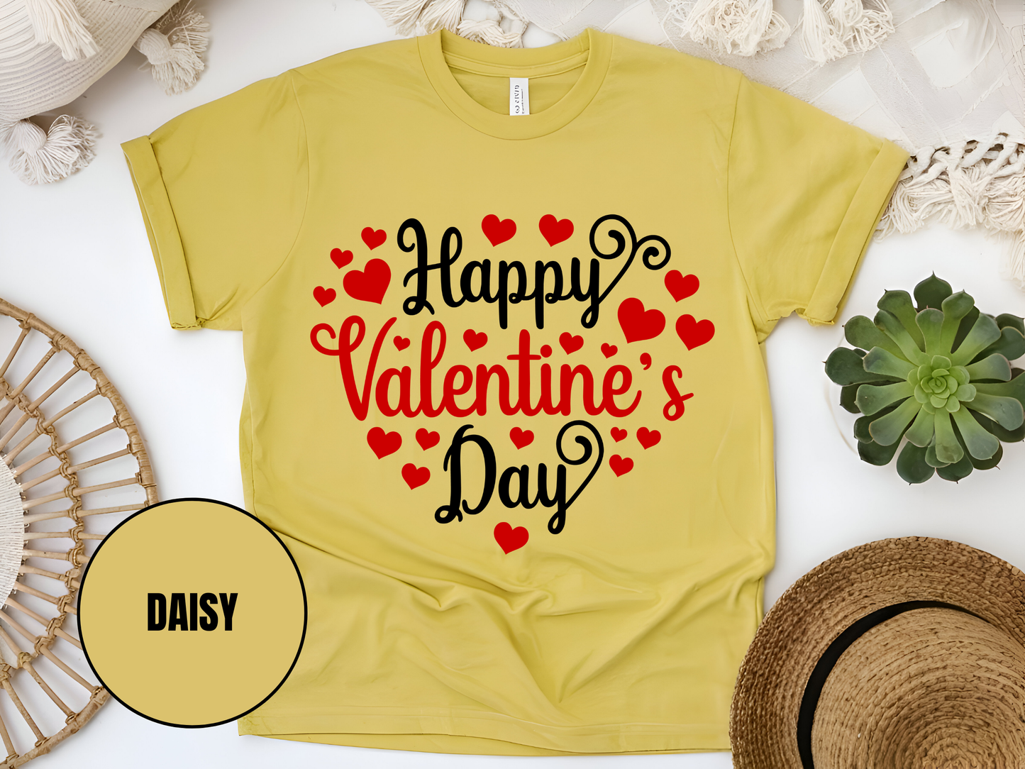 "Happy Valentine's day" T-Shirt, (Gildan 5000) VD002