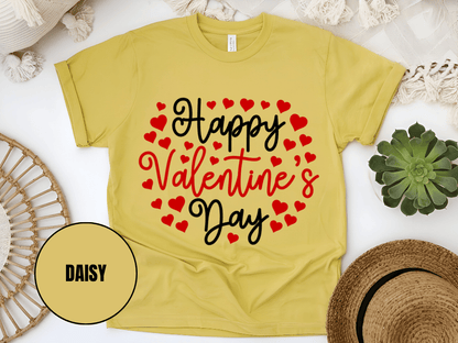 "Happy Valentine's day" T-Shirt, (Gildan 5000) VD010
