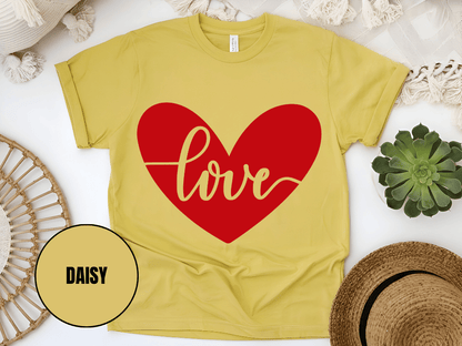 "Love, Valentine's Day" T-Shirt, (Gildan 5000) VD052