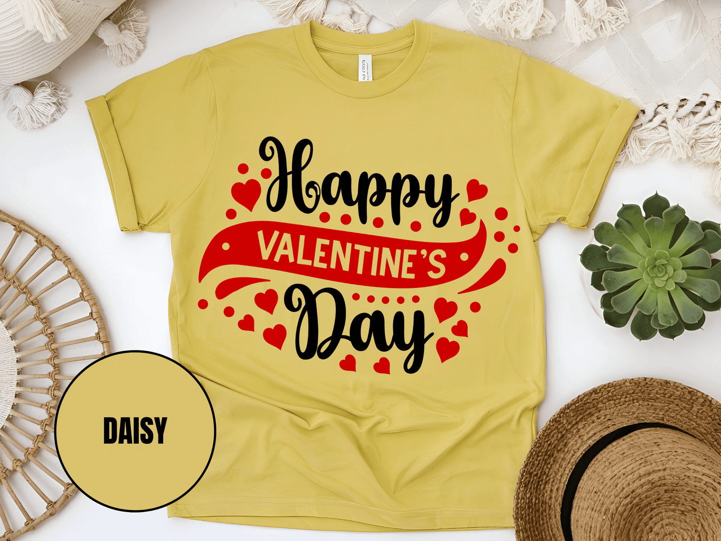 "Happy Valentine's day" T-Shirt, (Gildan 5000) VD003