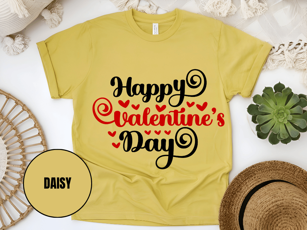"Happy Valentine's day" T-Shirt, (Gildan 5000) VD008