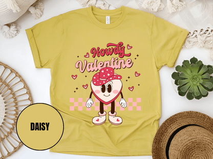 "Howdy Valentine, Valentine's Day" T-Shirt, (Gildan 5000) VD043