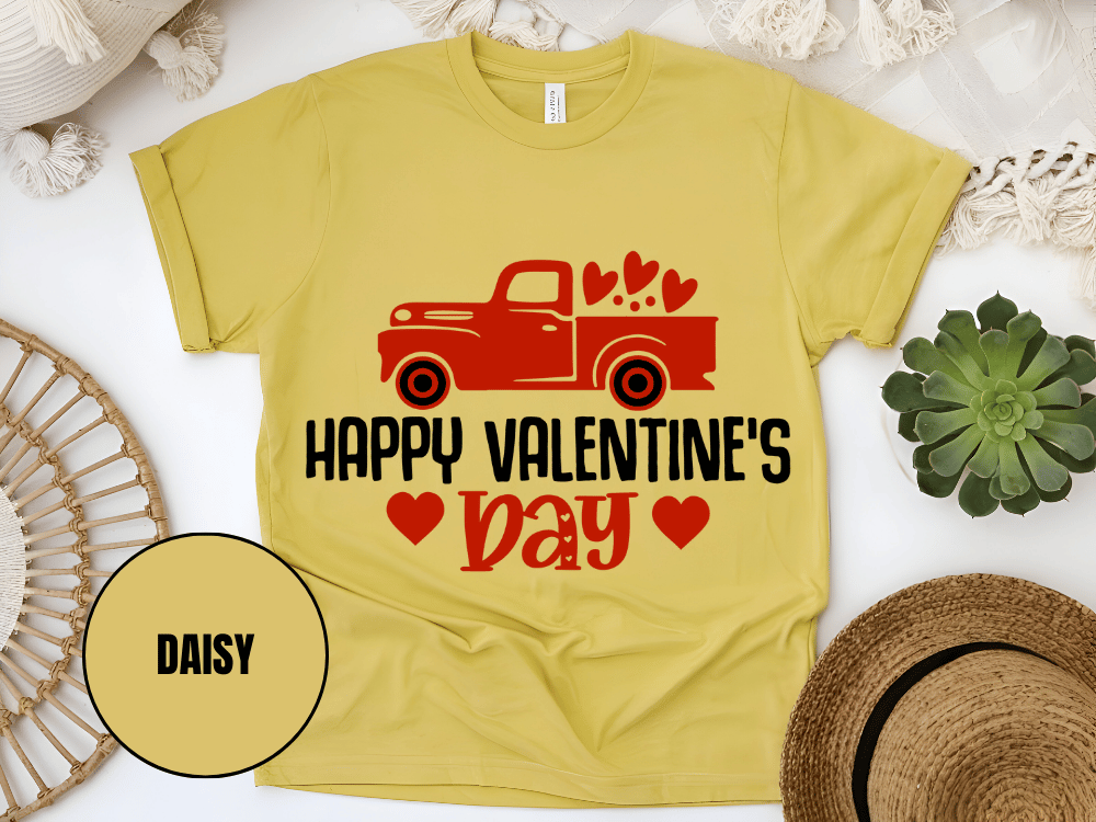 "Hugs Kisses and Valentine Wishes,Valentine's day" T-Shirt, (Gildan 5000) VD021