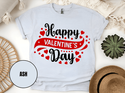 "Happy Valentine's day" T-Shirt, (Gildan 5000) VD003