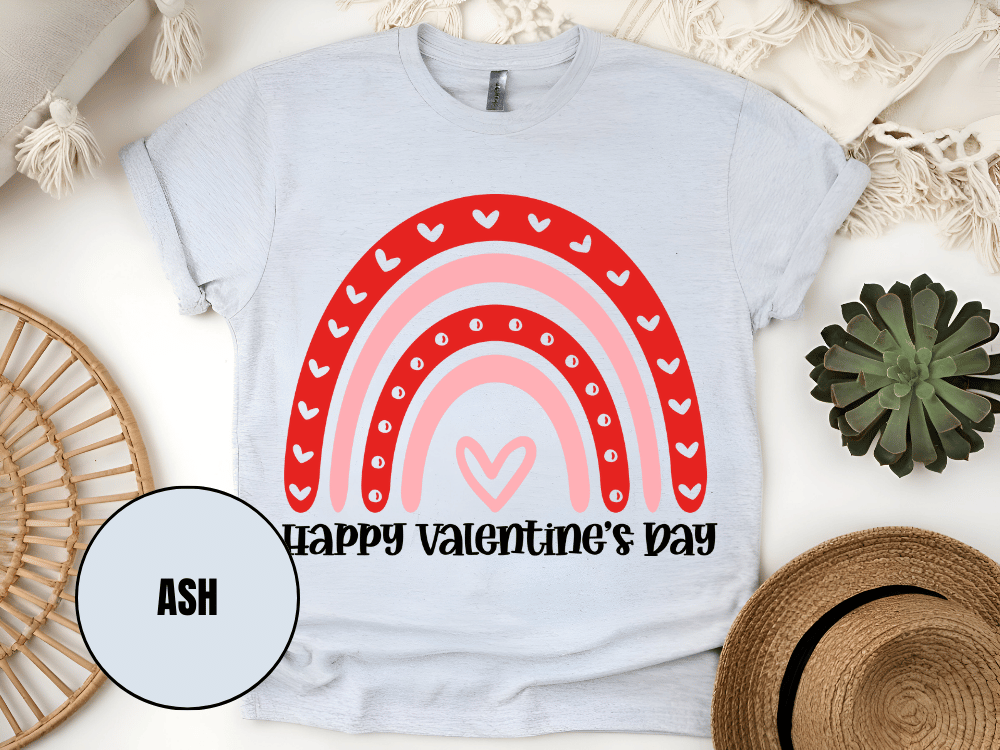 "Happy Valentine's day" T-Shirt, (Gildan 5000) VD005