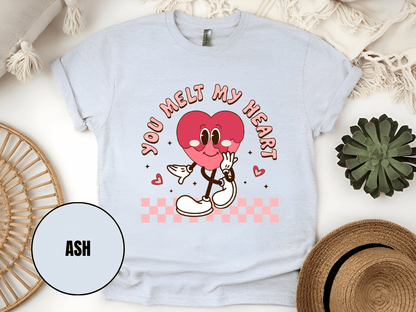 "You Melt My Heart, Valentine's Day" T-Shirt, (Gildan 5000) VD051