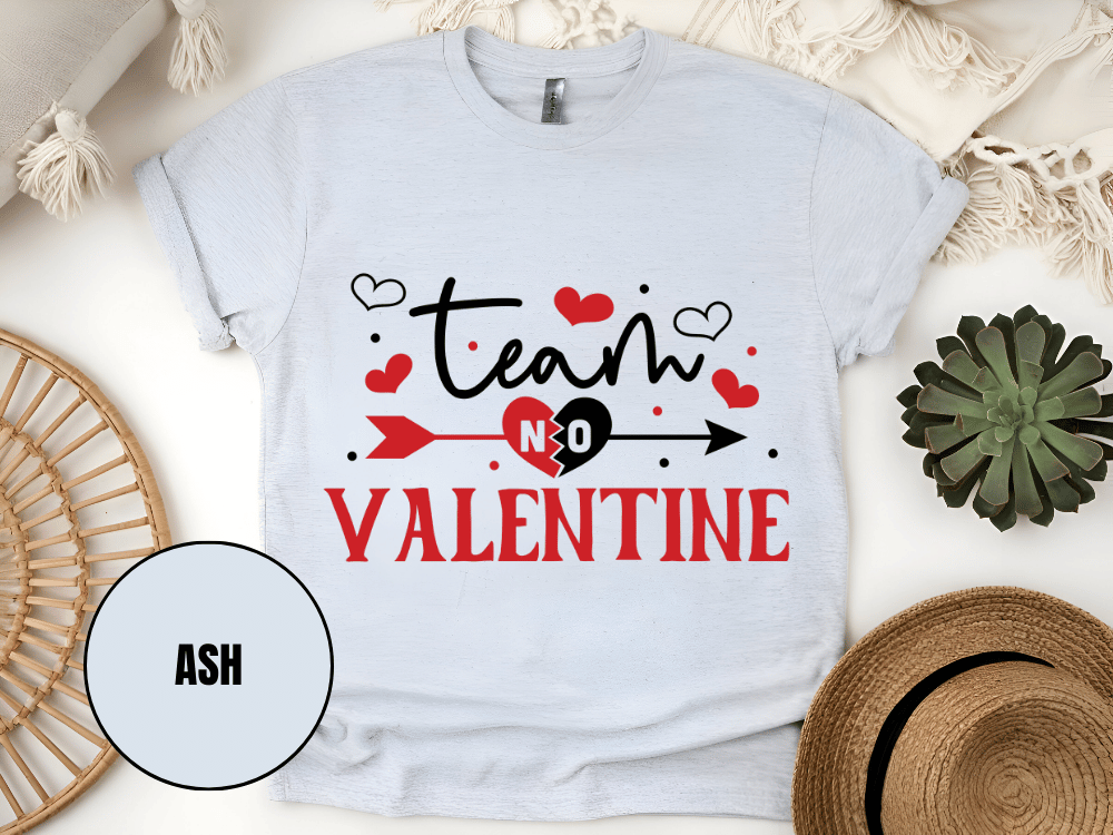 "Team Valentine, Valentine's Day" T-Shirt, (Gildan 5000) VD031