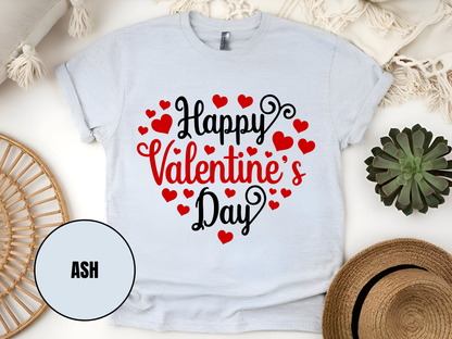 "Happy Valentine's day" T-Shirt, (Gildan 5000) VD002