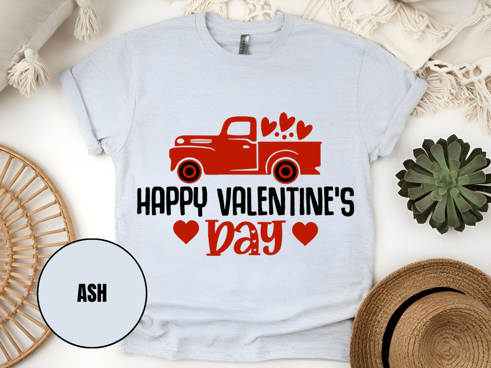 "Happy Valentine's day" T-Shirt, (Gildan 5000) VD020