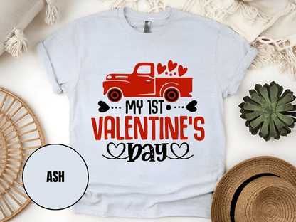 "My First Valentine's day" T-Shirt, (Gildan 5000) VD024