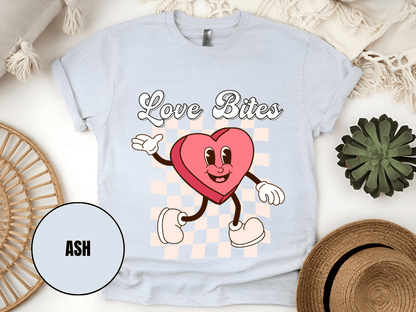 "Love Bites , Valentine's Day" T-Shirt, (Gildan 5000) VD046
