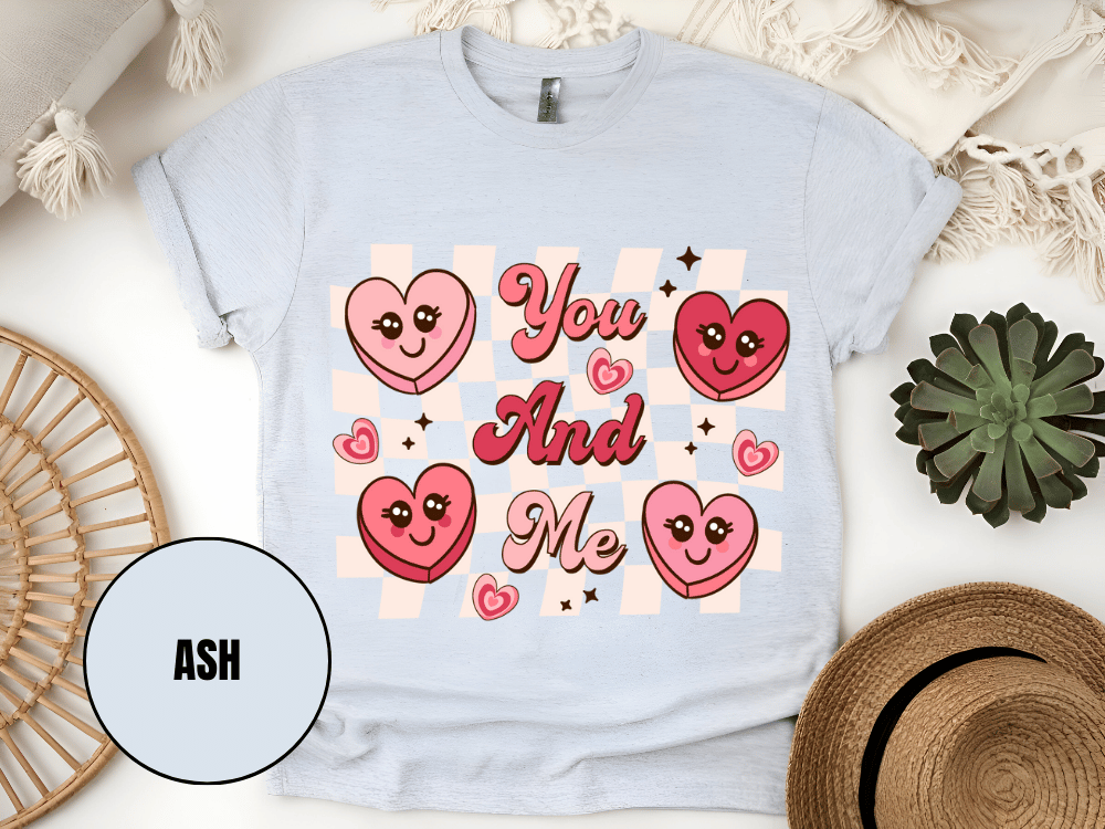"You And Me, Valentine's Day" T-Shirt, (Gildan 5000) VD050