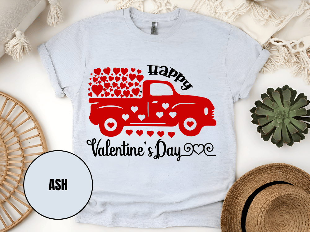 "Happy Valentine's day" T-Shirt, (Gildan 5000) VD006