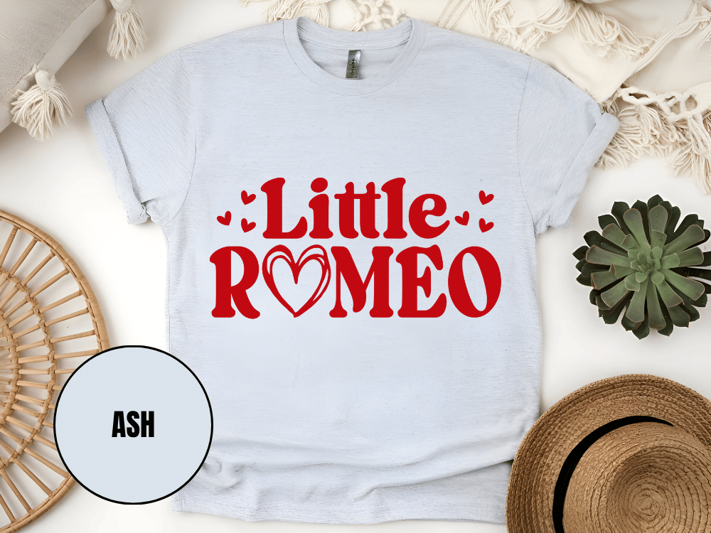 "Little Romeo, Valentine's Day" T-Shirt, (Gildan 5000) VD057