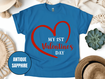 "My First Valentine's day" T-Shirt, (Gildan 5000) VD023