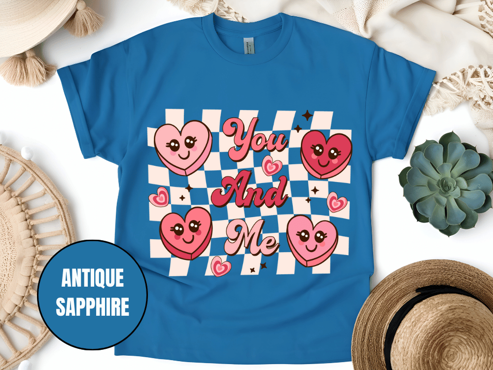 "You And Me, Valentine's Day" T-Shirt, (Gildan 5000) VD050