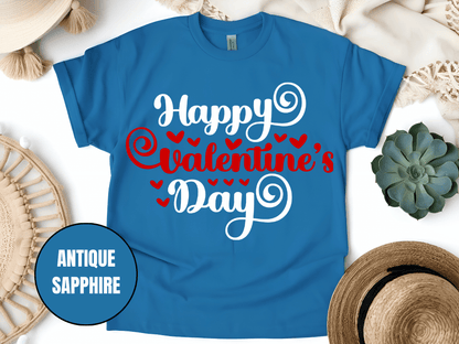 "Happy Valentine's day" T-Shirt, (Gildan 5000) VD008