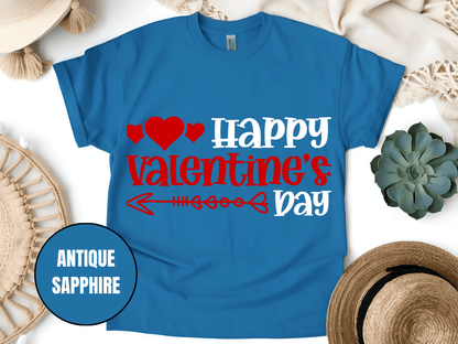 "Happy Valentine's day" T-Shirt, (Gildan 5000) VD009