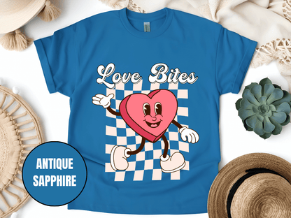 "Love Bites , Valentine's Day" T-Shirt, (Gildan 5000) VD046