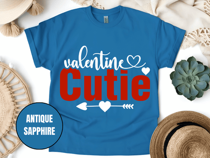 "Valentine Cutie, Valentine's Day" T-Shirt, (Gildan 5000) VD028