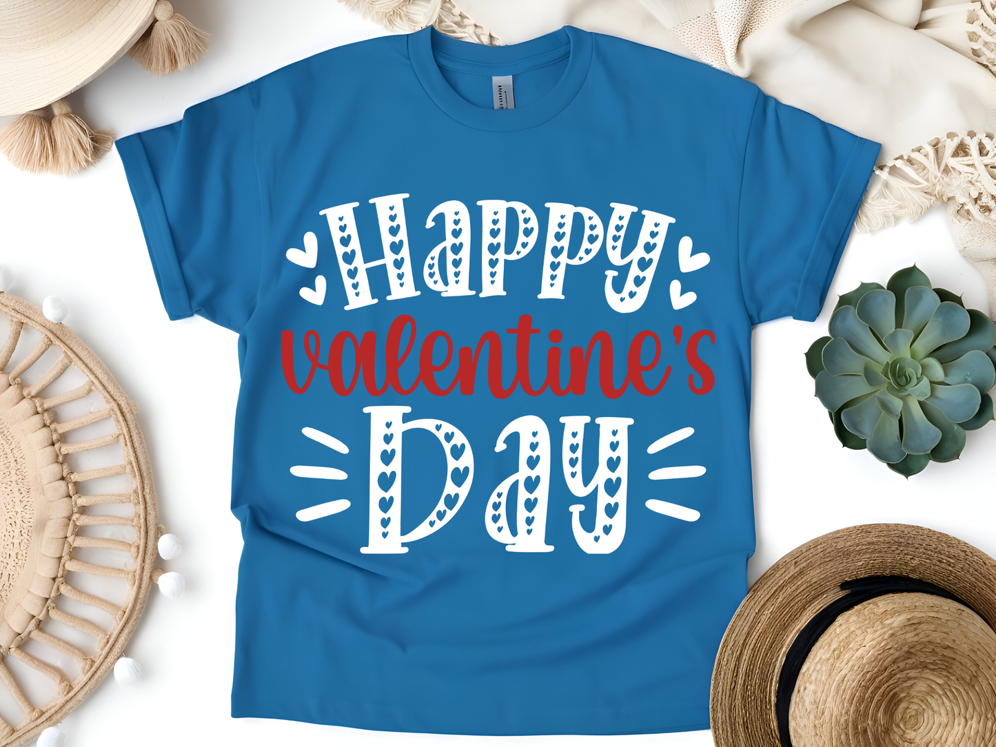 "Happy Valentine's day" T-Shirt, (Gildan 5000) VD001