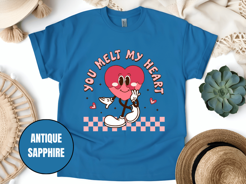 "You Melt My Heart, Valentine's Day" T-Shirt, (Gildan 5000) VD051