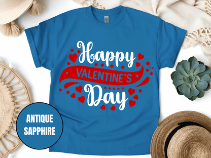 "Happy Valentine's day" T-Shirt, (Gildan 5000) VD003