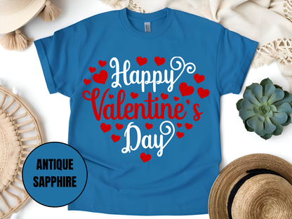 "Happy Valentine's day" T-Shirt, (Gildan 5000) VD002