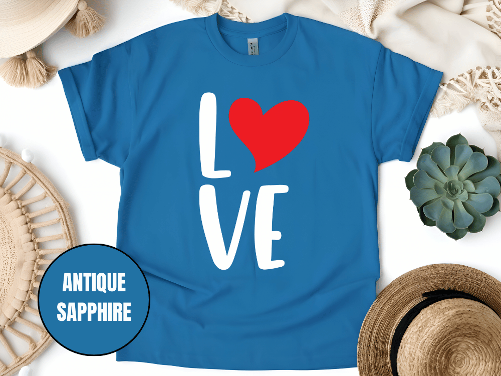 "Love Valentine's day" T-Shirt, (Gildan 5000) VD013