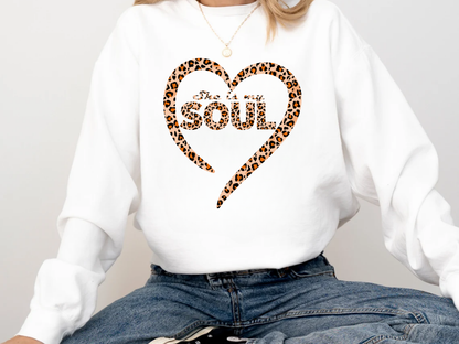 "She Is My Soul Leopard Design" Valentine's Day (Comfort Color) VDS080
