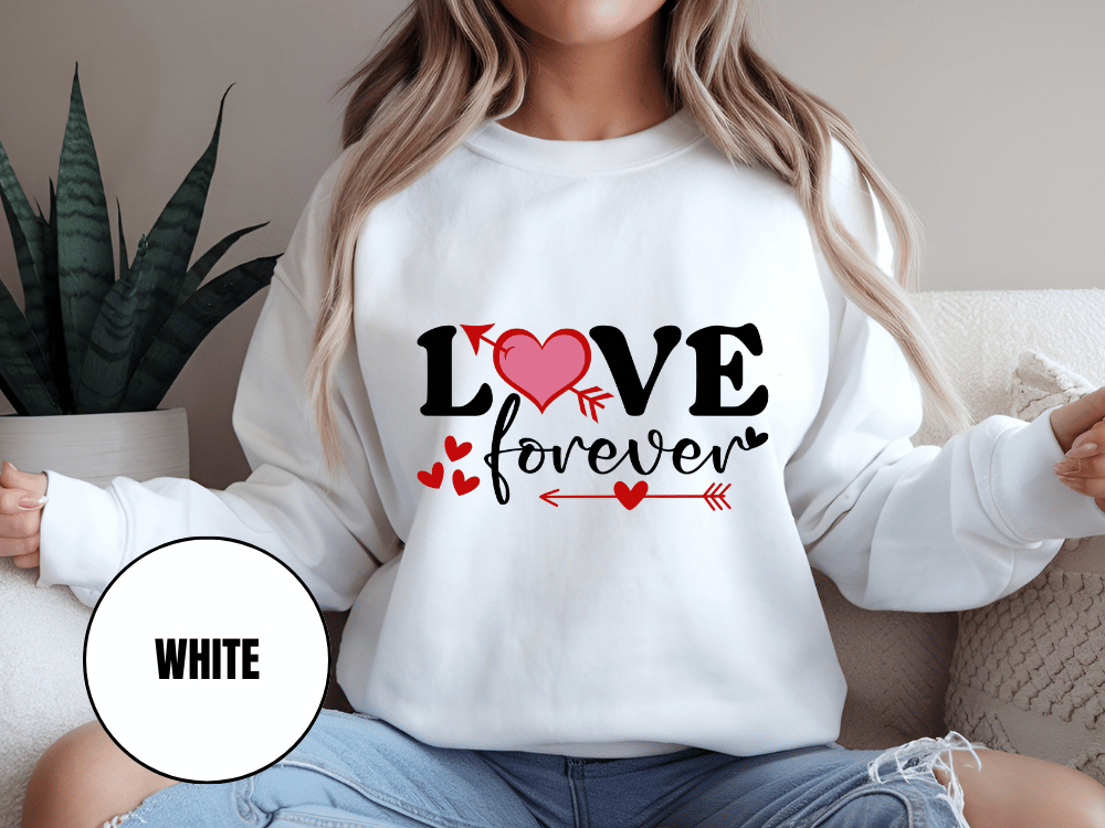 "Love Forever" Valentine's Day (Gildan 18000) VD056