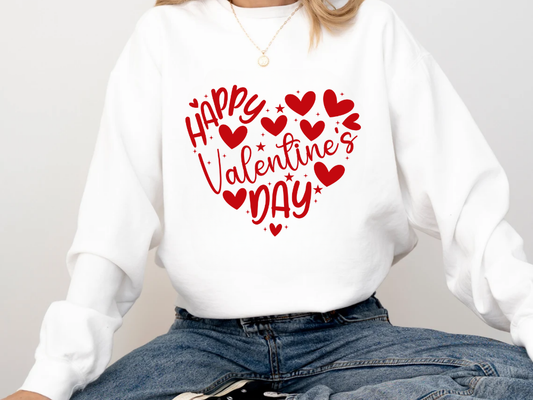 "Happy Valentine's Day" Valentine's Day (Comfort Color) VDS063