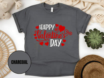 "Happy Valentine's day" T-Shirt, (Gildan 5000) VD007