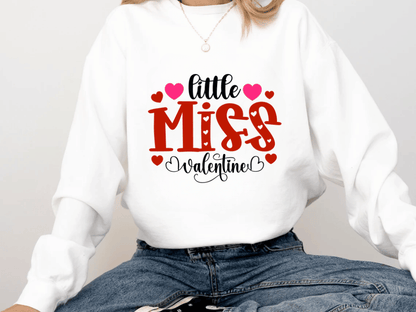 "Little Miss Valentine" Valentine's Day (Comfort Color) VDS022