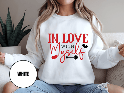 "In Love With Myself", Valentine's Day (Gildan 18000) VD036