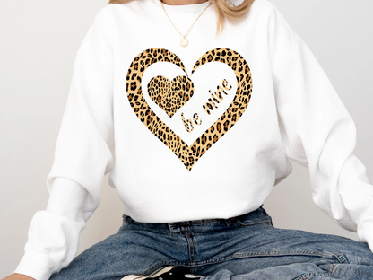 "Be Mine Leopard Design" Valentine's Day (Comfort Color) VDS068