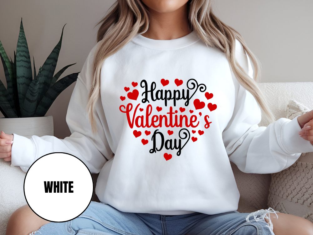 "Happy Valentine's Day" Valentine's Day (Comfort Color) VDS002