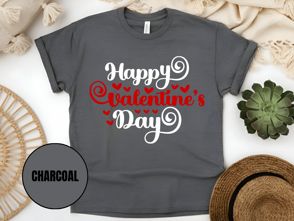 "Happy Valentine's day" T-Shirt, (Gildan 5000) VD008
