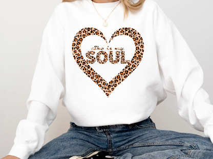 "She Is My Soul Leopard Design" Valentine's Day (Comfort Color) VDS071
