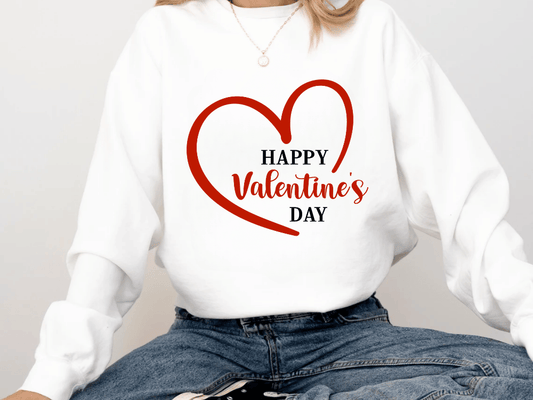 "Happy Valentine's Day" Valentine's Day (Comfort Color) VDS019
