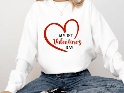 "My First Valentine's Day" Valentine's Day (Comfort Color) VDS023